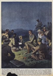 The Voice of Rome at Seven Thousand Kilometers by Achille Beltrame